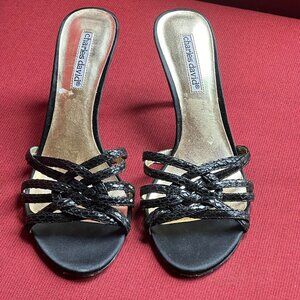 Charles David Black Strappy High Heel Sandals - Size 6.5